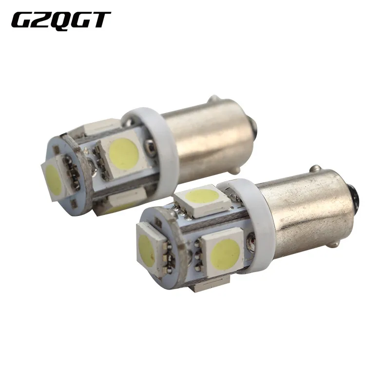 100pcsT11 BA9S Turn Signal License Plate Bulb 5050 5SMD LED White Lights Car Light Source DC24V Lamp T4W 3886X H6W 363 | Автомобили и