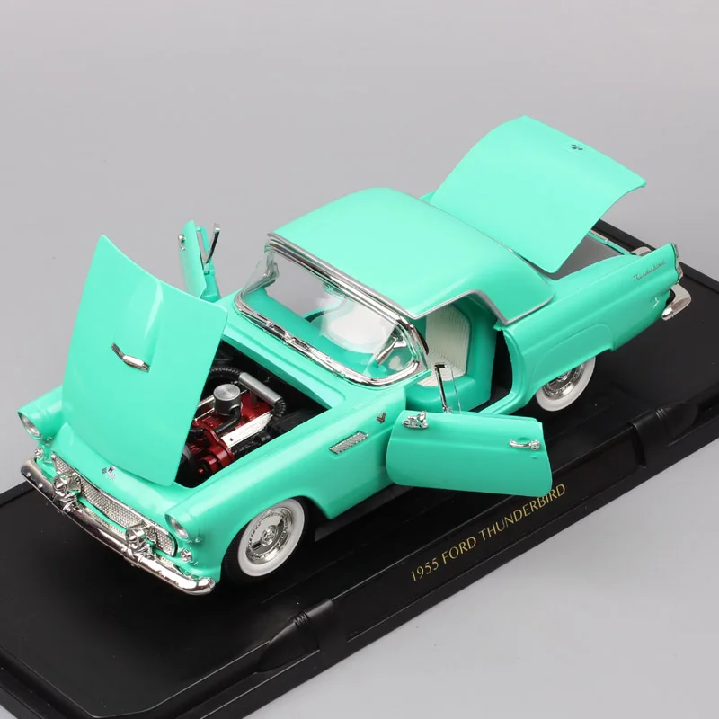 Дорожный знак большой 1:18 Масштаб 1955 Ford Thunderbird литая модель игрушечного автомобиля Replicas винтажная модель автомобиля для коллекции