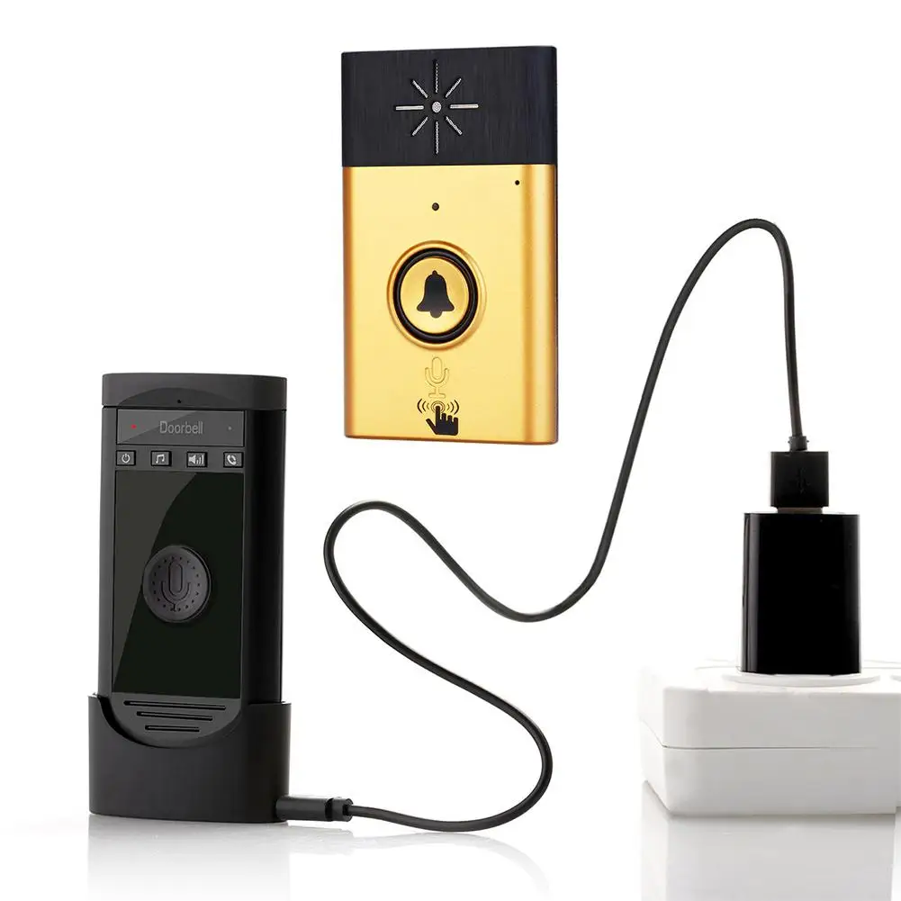 

Wireless WiFi Voice Doorbell Smart Door Phone Intercom Monitor