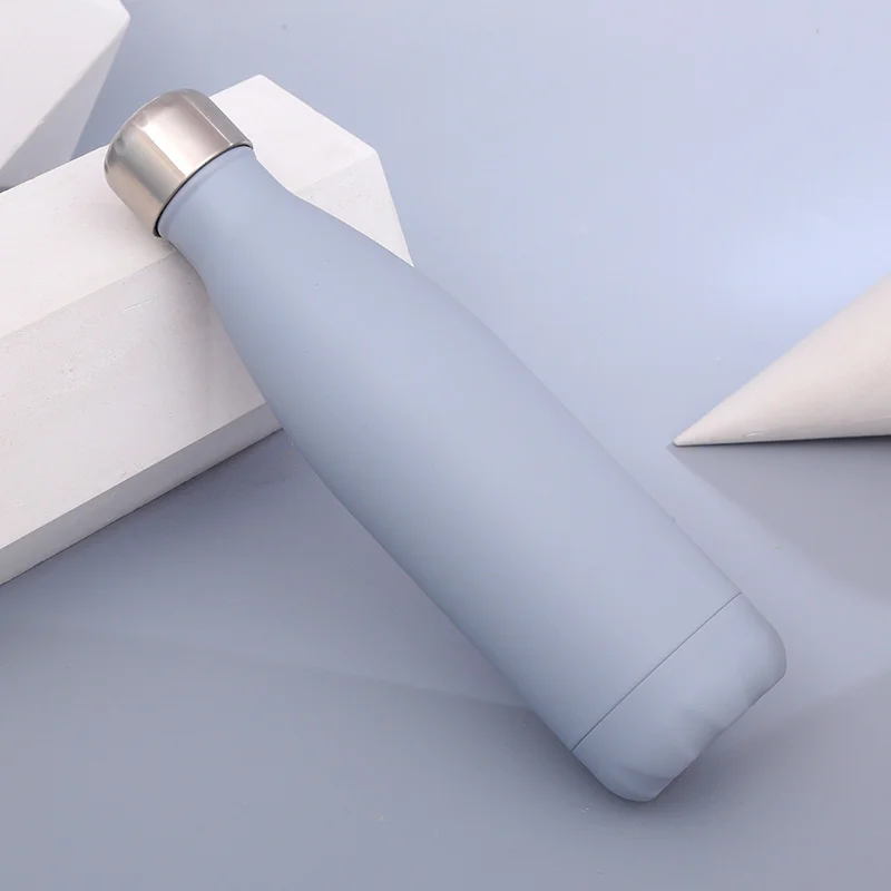 Логотип на заказ термос бутылка для воды с двойными стенками Изолированная вакуумная колба из нержавеющей стали офисная Подарочная чашка