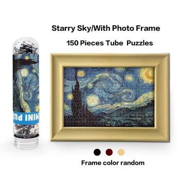 

150 Pcs Mini Jigsaw Puzzles Test Tube Puzzle Educational Toy With Photo Frame