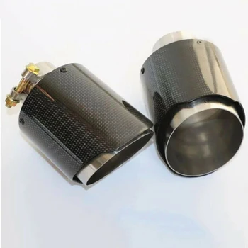 

Accessories Muffler pipe Exterior Glossy Black Carbon fiber Car Exhaust