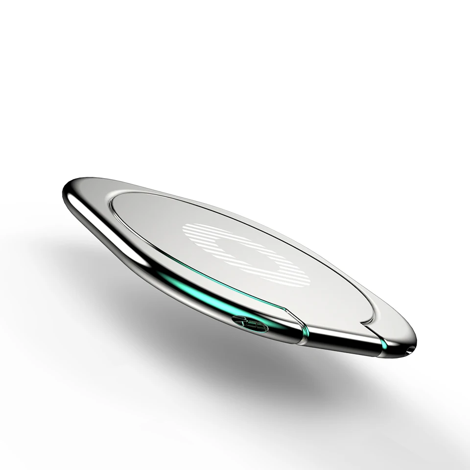 Роскошная металлическая розетка для мобильного телефона, универсальный держатель, вращение на 360 градусов, палец, кольцо, держатель, магнитный автомобильный кронштейн, подставка, аксессуары - Цвет: fang Silver