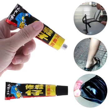 

18ml Super Adhesive Repair Glue For Shoe Leather Rubber Canvas Tube Strong Bond 1009