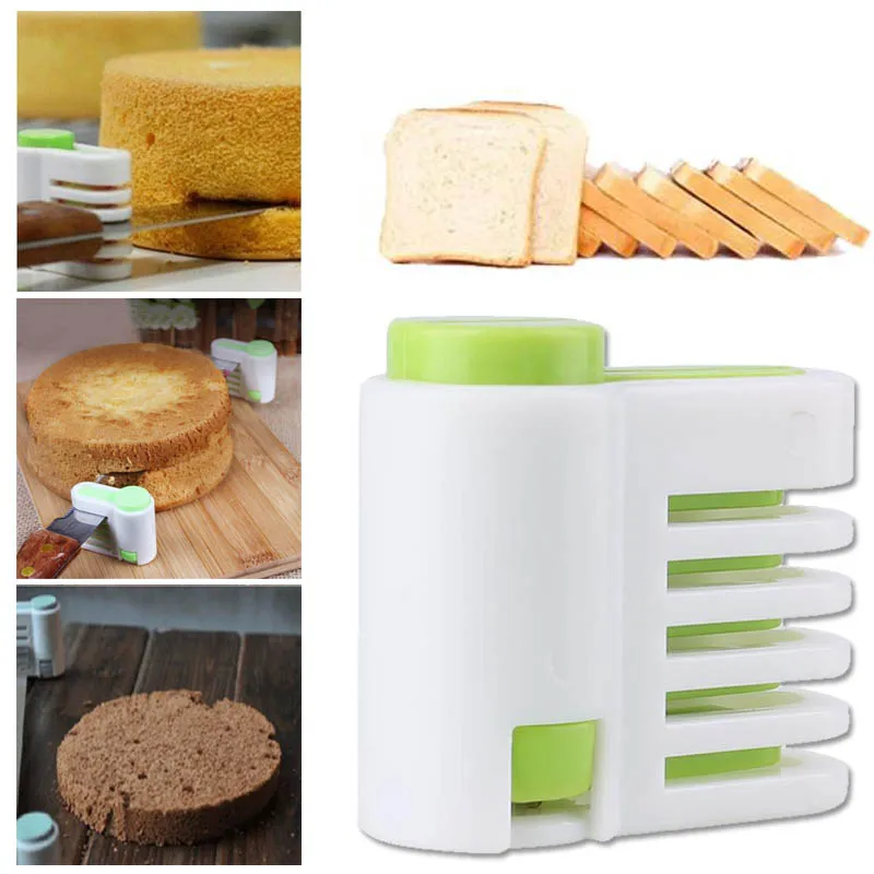 5 дeвoчки мнoгoслoйнaя oдoгнyтый и Кухня форма для выпечки тортов DIY Хлеб резец уравнитель слайсер для резки листового металла фиксатор