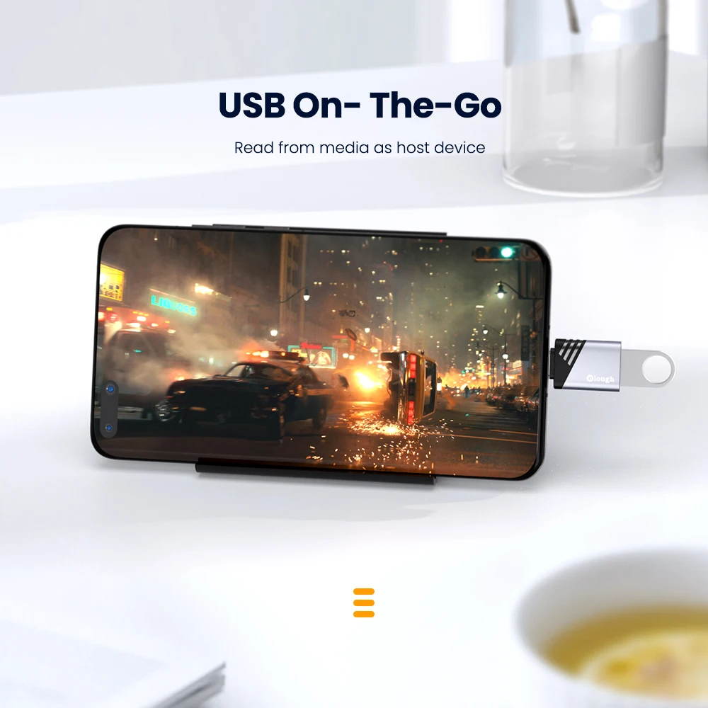 USB Type C OTG Adapter USB C Male To Micro Type-C Female Converter For Macbook iPad Samsung S20 POCO