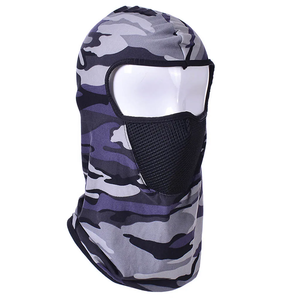 Winter Warm Motorcycle Mask Outdoor Ski Riding Police Balaclavas Outdoor Sports Tactical Face Shield Fleece Mask#BL40
