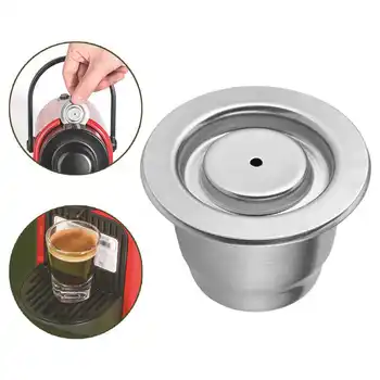 

Stainless Steel Reusable Coffee Capsule Shell Coffee Filter Fit for Nespresso Home Kitchen Coffee Making Machine Parts