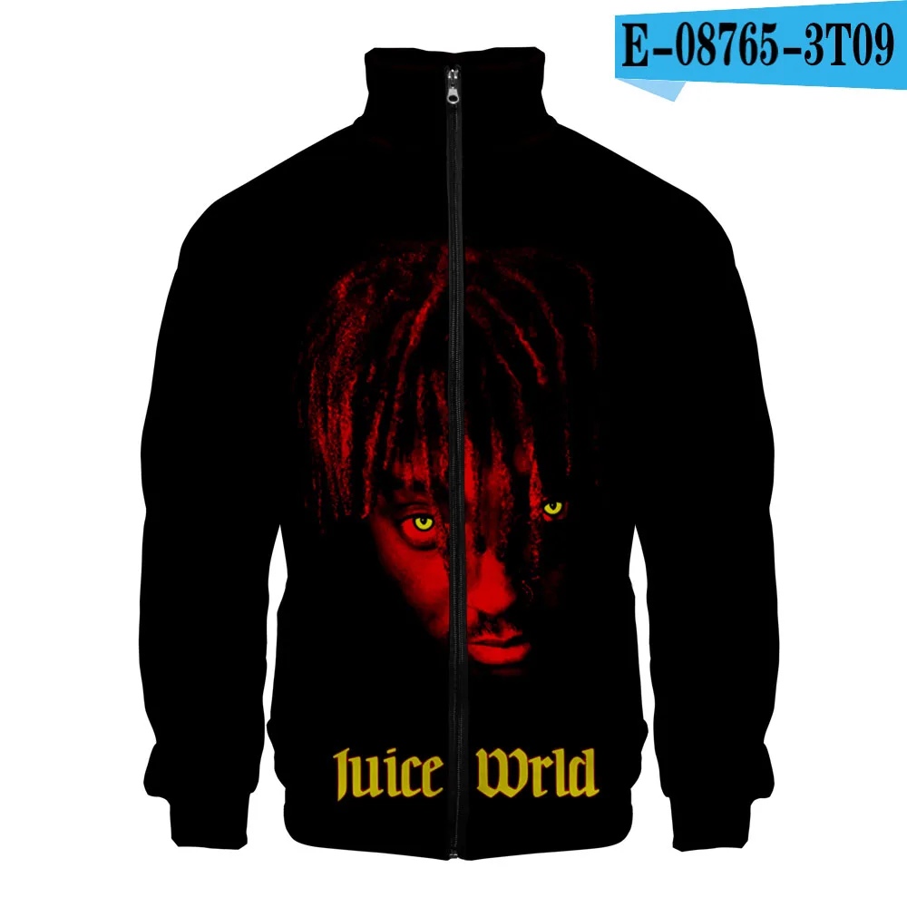 Juice Wrld толстовка на молнии с 3d принтом повседневные толстовки модная Осенняя и весенняя одежда Juice Wrld Толстовка для мужчин - Цвет: Многоцветный