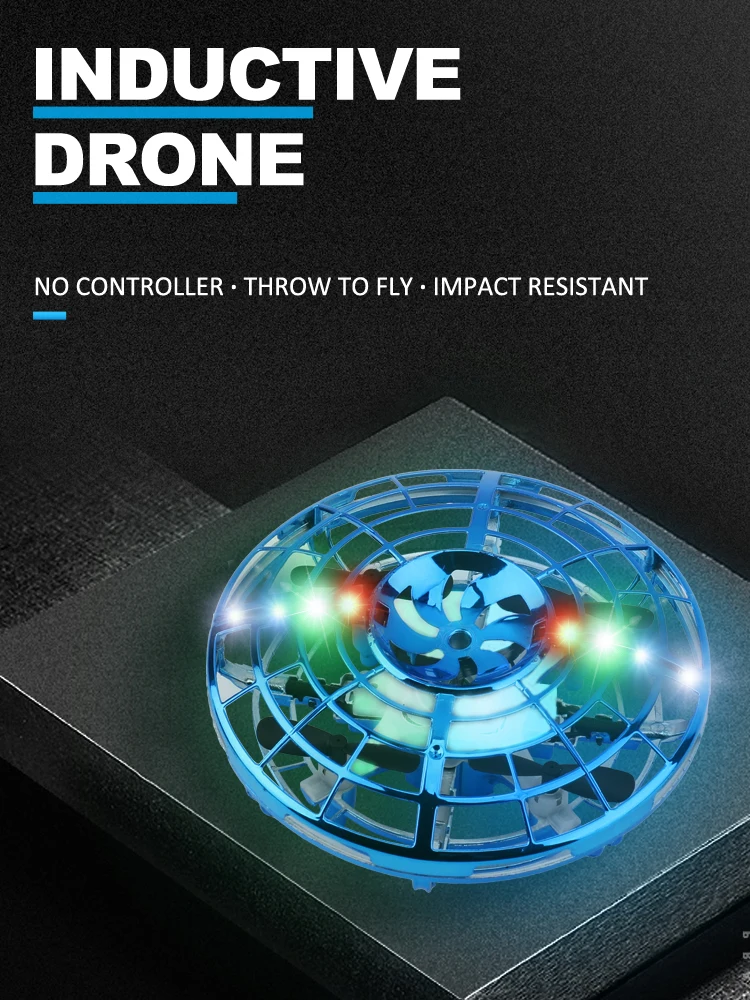 

RC Drone Quadcopter for Beginner Inductive Dron Hand Induction Drone for Kids Infrared Induction Control Helicopter LC999B