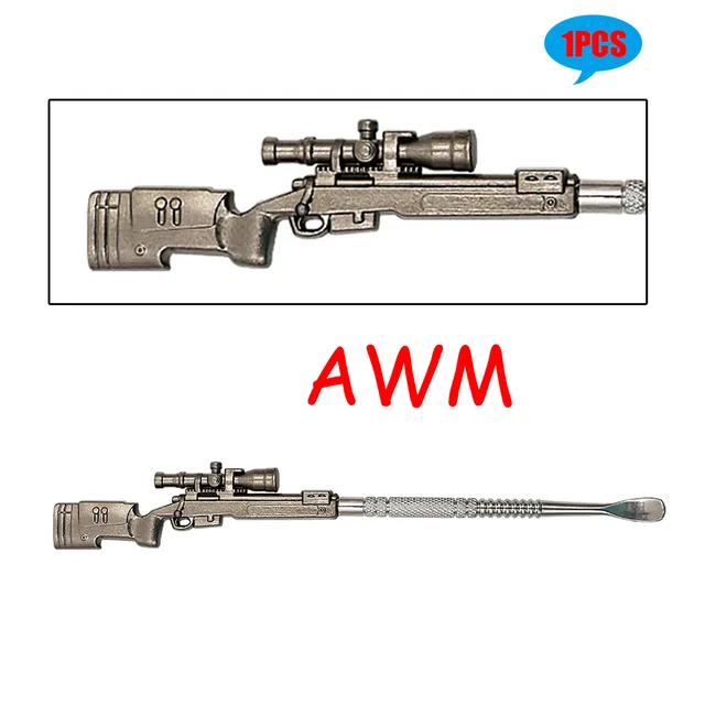 TOPPUFF AWM RPG M416 Smokes Wax Carving Tool Stainless Steel Multifunctional Titanium Nail Dabber Dab Spoon Smoking Accessoires AWM