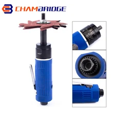 Mini ponceuse pneumatique octogonale à huit pétales, 2500 tr/min, pour le polissage, l'élimination de la rouille, outil de coupe, accessoires