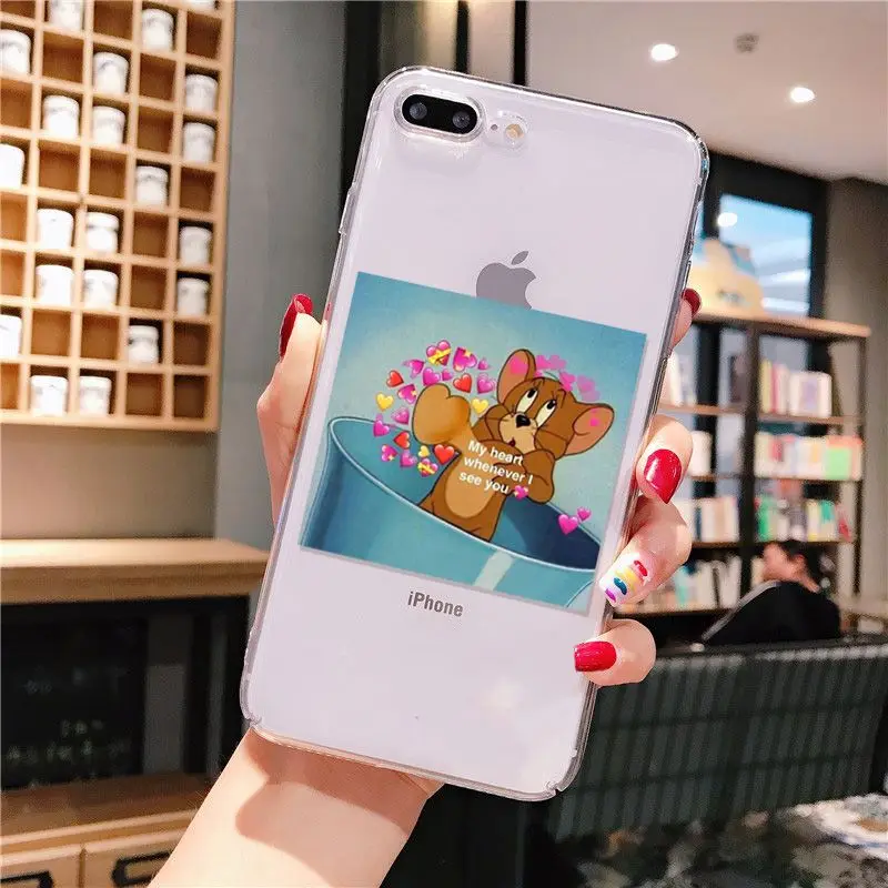 super cute cat dog cartoon pink Heart-shaped YOU&ME