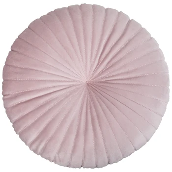 

Pink Nordic Style Pumpkin Shape Cushion Decorative Seat Pillow Creative Round Velvet Throw Pillow Cushion
