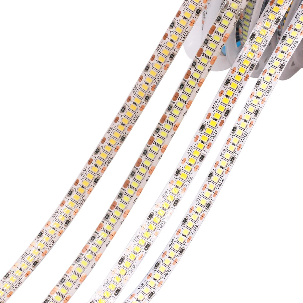 Светодиодная лента 12 В 5 м светильник 2835 SMD 1200LED 2400LED Piexl для внутреннего украшения