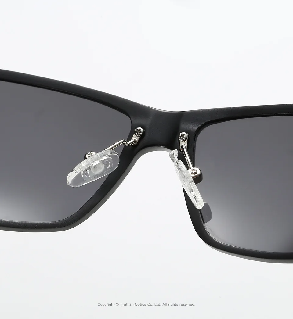 High Quality Mens Aluminum Sport Sunglasses Wrap-Around Rectangle Polarized Sun Glasses for Men Driving Sunglass Anti-glare 5089