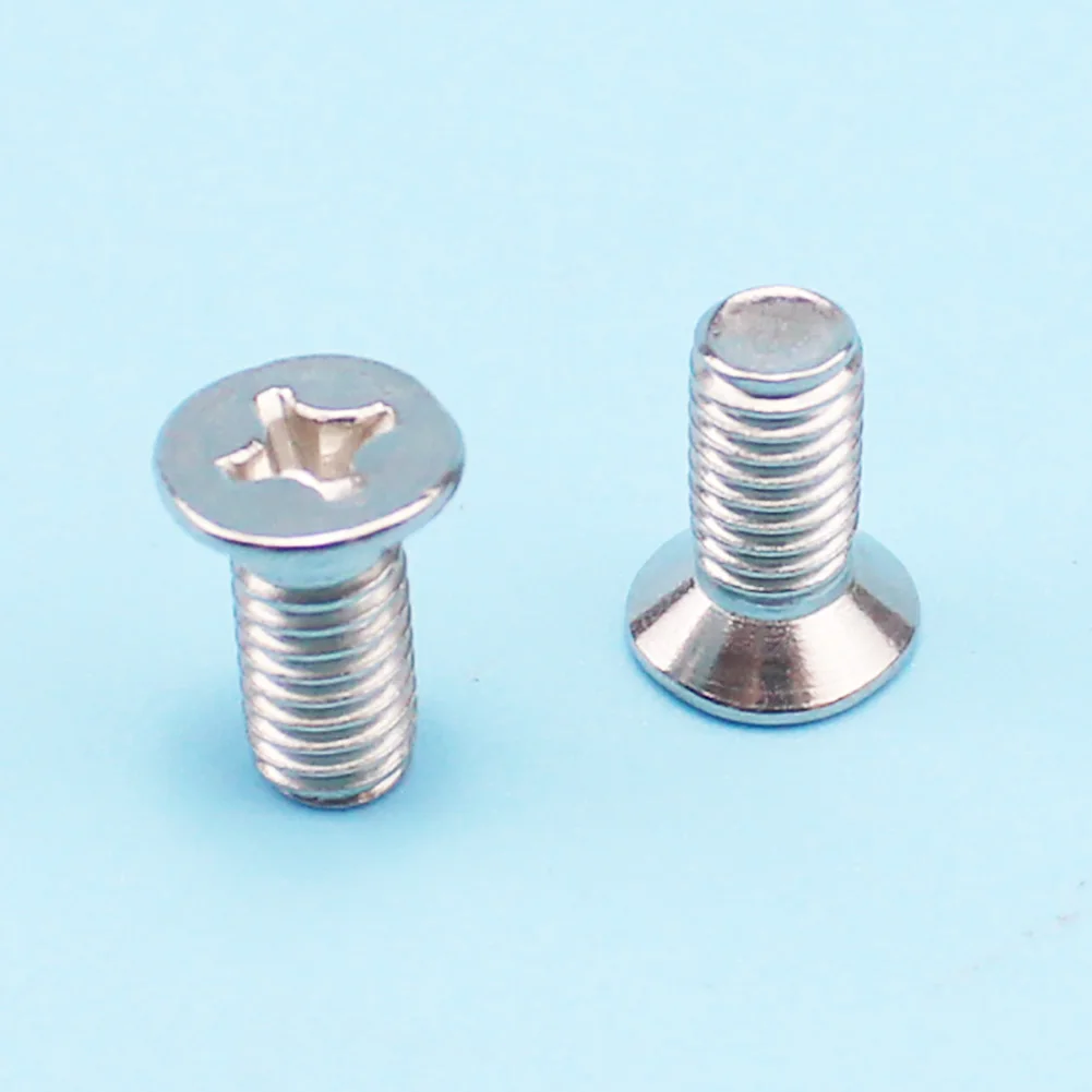 LARBLL 8PCS Stainless Steel Front Brake Disc Rotor Screws fit for Hyundai Kia (6mm)