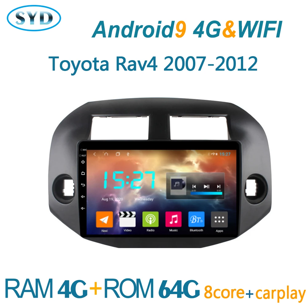 Автомагнитола для Toyota RAV4 2007 2012 DVD мультимедийный плеер GPS-навигатор автомобильное