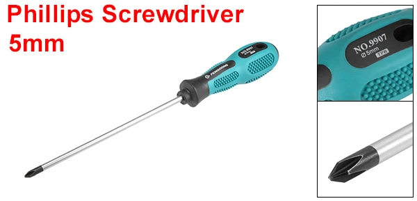1x6in Green Silver Uxcell#1 крестообразная отвертка 6 дюймовый круглый вал Нескользящие комфортные ручки - Цвет: 1x6in Green Silver