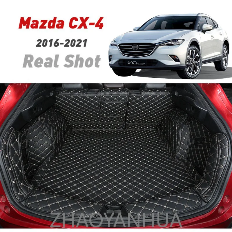 

Custom Car Trunk Mat for Mazda CX-4 CX4 CX 4 2021 2020 2019 2018 2017 2016 year 5seat Accessories Car Cargo Liner Carpet