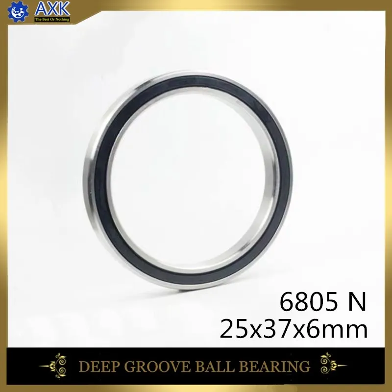 10 шт./лот 6805N-RS 6805 61805 6805-RD 6805N 25376 шариковый подшипник 25x37x6 мм велосипедная каретка ремонт подшипников для HT2 BB51 GCR15