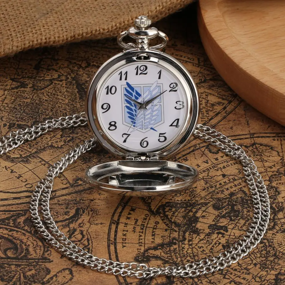 Атака на Титанов Легион скаутов Survey Corps косплэй карманные часы Винтаж Reloj Mujer