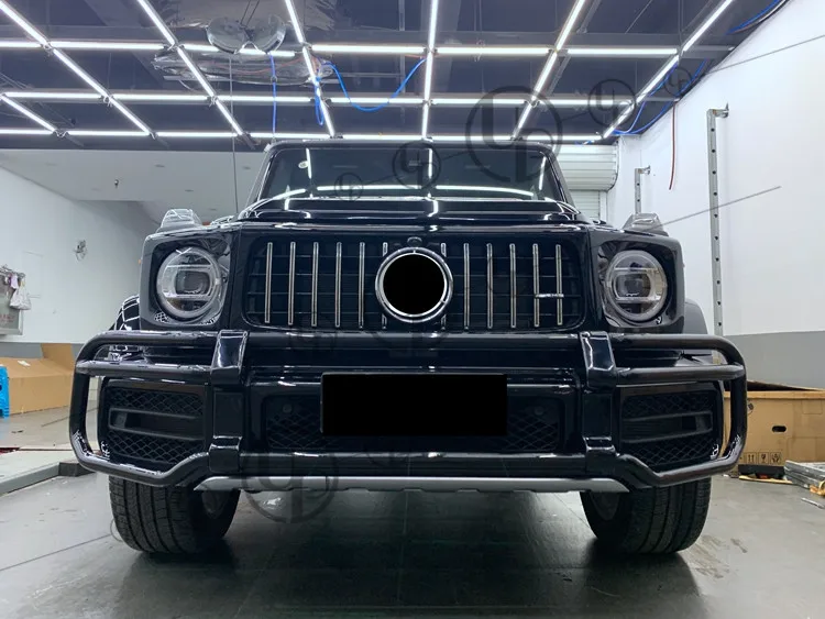 G class W463 черный передний бампер для W463 G63 G65 1990-2018y