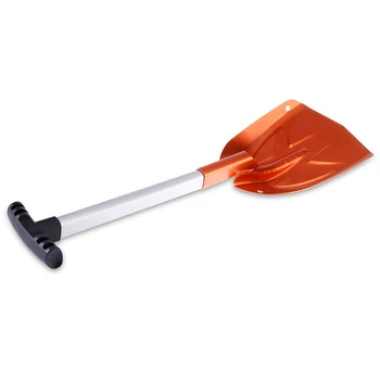 

Folding Snow Shovel Collapsible Outdoor Car Alloy Compact Shovel Cleaning Tool for Courtyard &T8