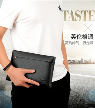

1005001287791746 Men's Handbag Messenger Bag Male Travel Bag Casual Tote Clutch Soft Envelop Bag
