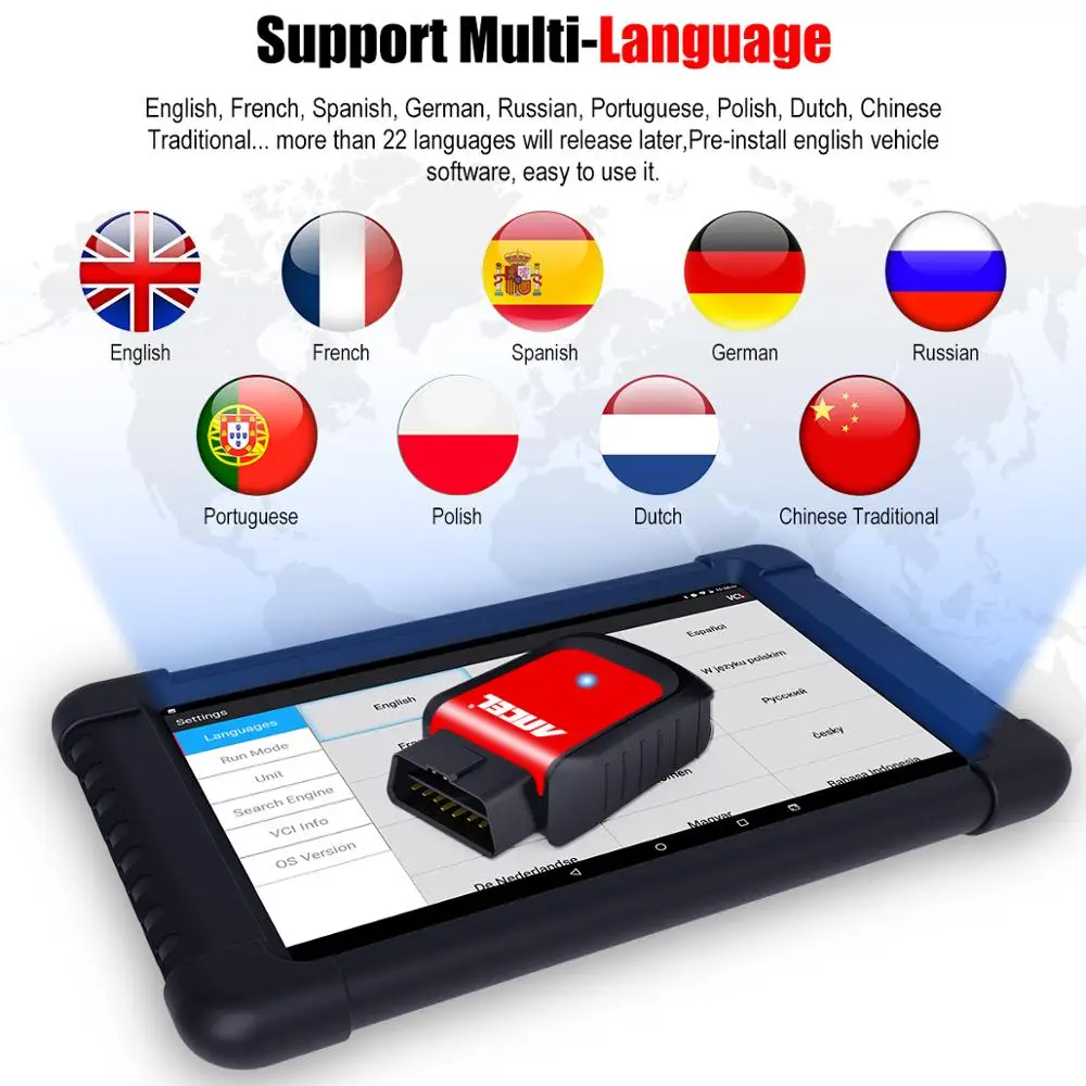 Ancel X6 OBD сканер для диагностики авто OBD2 Wifi/BT обд 2 автомобильный диагностический
