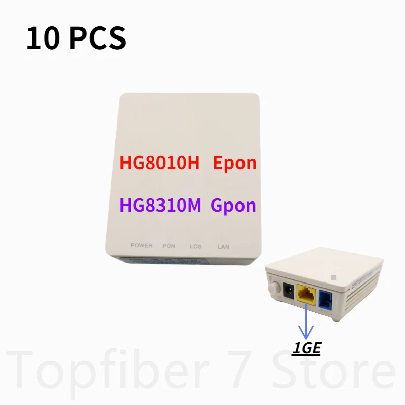 10pcs HG8010H Epon ONU HG8310M GPON ont FTTH Fiber Optic Used ONT epon gpon supply 100% original without power second-hand | Мобильные