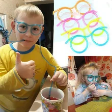 Jouets pour enfants, 1 pièce, Gags d'outils et blagues pratiques, paille en plastique souple, verres amusants à boire, blague de fête d'anniversaire pour bébés