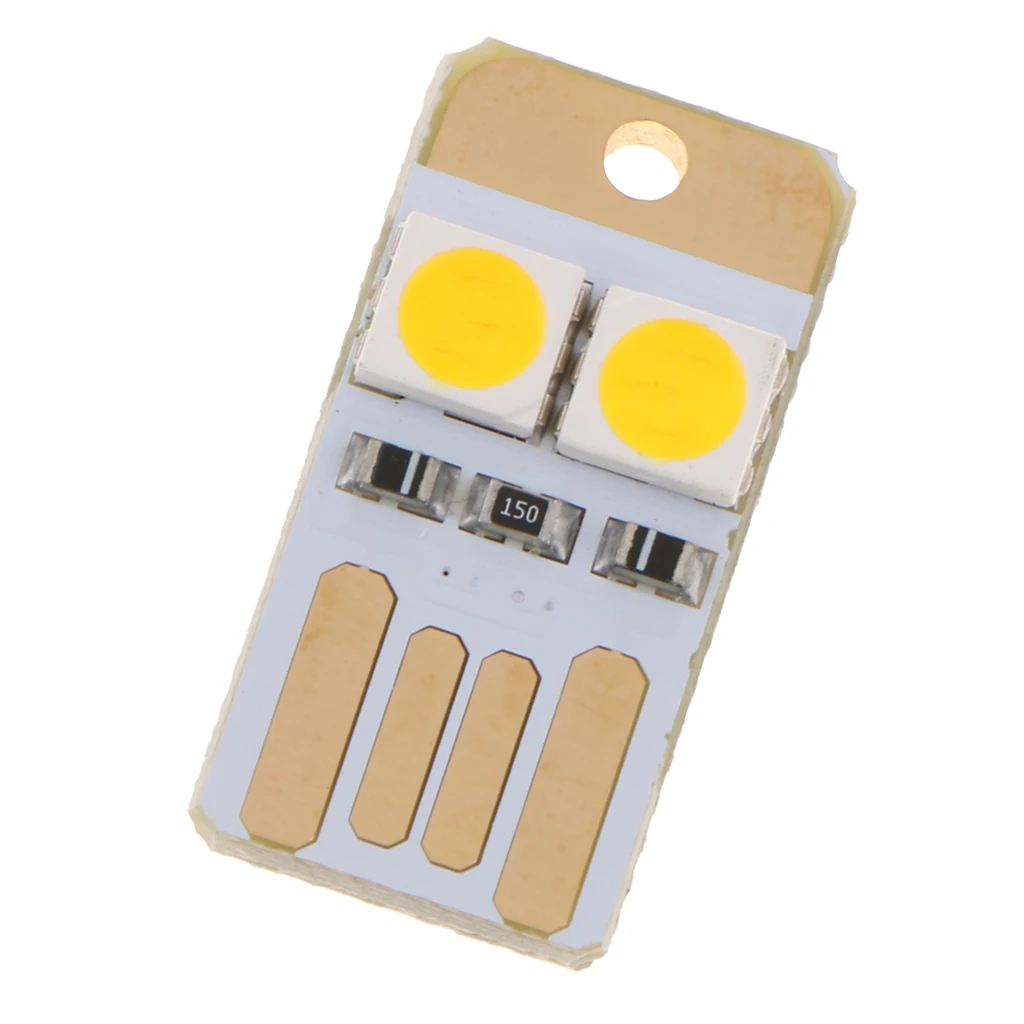Portable USB LED Night Light Bright Mini Keychain Camping Car Lamp Module Home Decoration Emergency Security Lighting