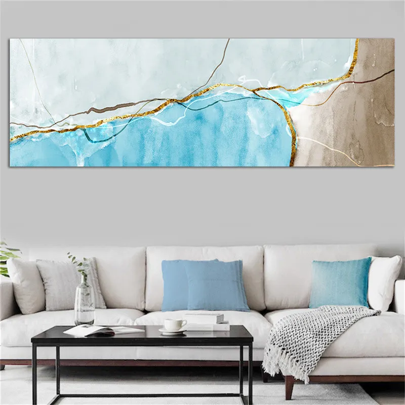 

Watercolor Abstract Oil Painting on Canvas Modern Posters and Prints Cuadros Wall Art Pictures For Living Room Decor no frame