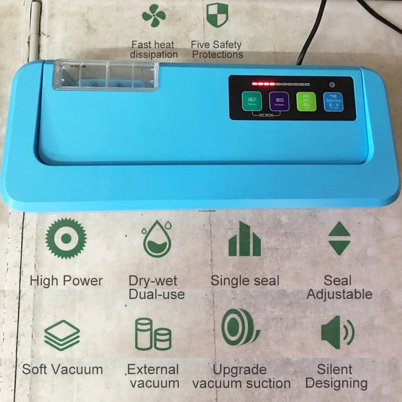 Automatic Vacuum Sealer With Free Vaccum Sealing Bags Packing Machine
