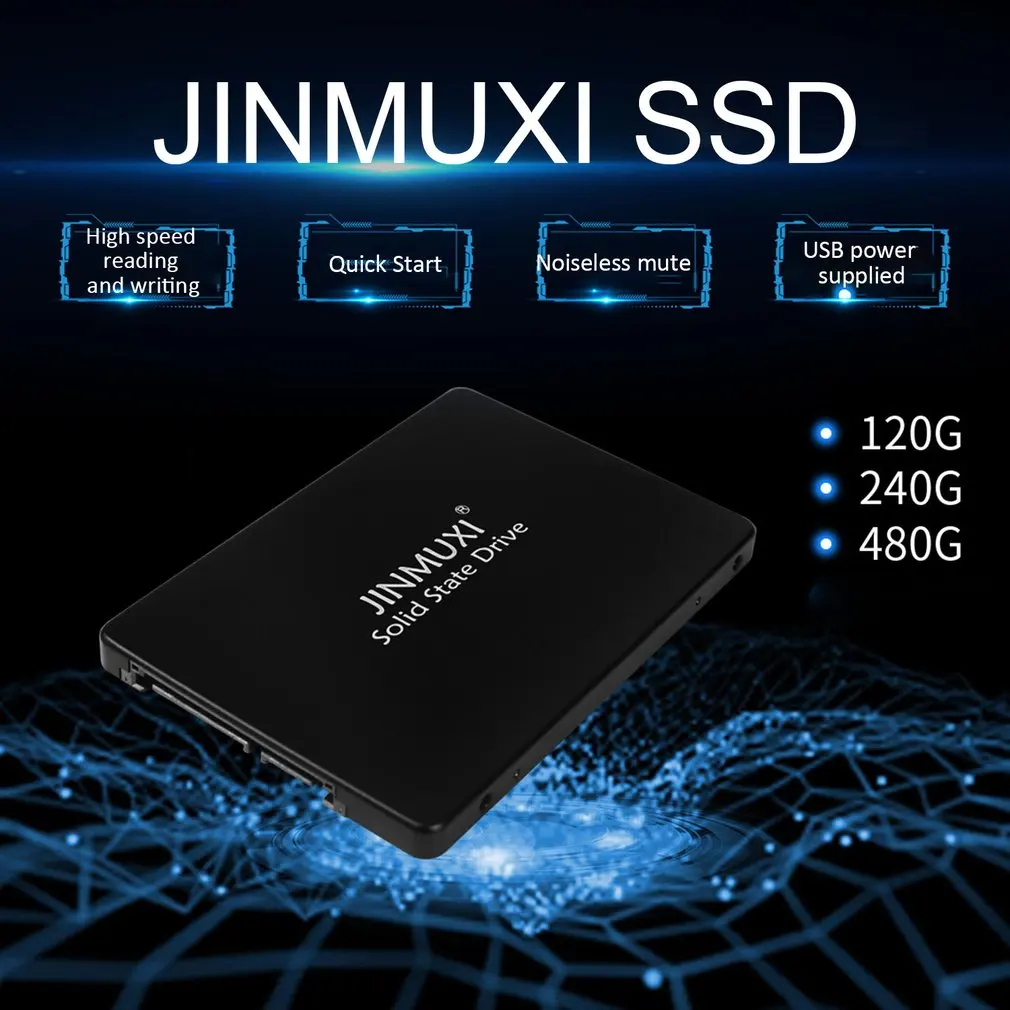 120G 240G 480G SSD твердотельный накопитель SATA3 интерфейс Настольный Ноутбук Универсальный