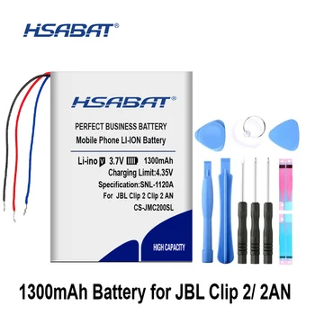 

HSABAT GSP383555 1300mAh Battery for JBL Clip 2, Clip 2 AN, CLIP2BLKAM, CS056US, P04405201 Batteries
