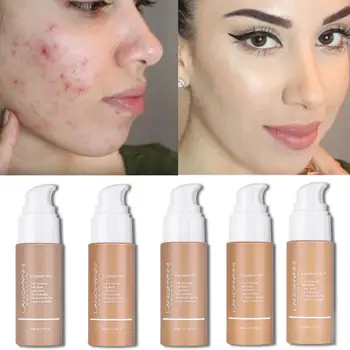 

Lasting Concealer Liquid Foundation Face Makeups Matte Moisturizing Oil Control Concealer Waterproof Brighten Natural TSLM2