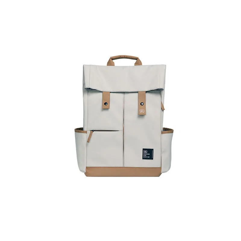 Beige White Xiaomi Mijia 90fun рюкзак для отдыха Ipx4 водоотталкивающий Большой Вместительный ранец 14/15. 6 дюймов сумка унисекс умные аксессуары - Цвет: Beige White
