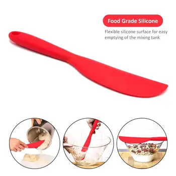 

One - Piece All - Inclusive Silicone Long Scraper Cream Scraping Cake Long Scraper DIY Pastry Decorate Baking Tools