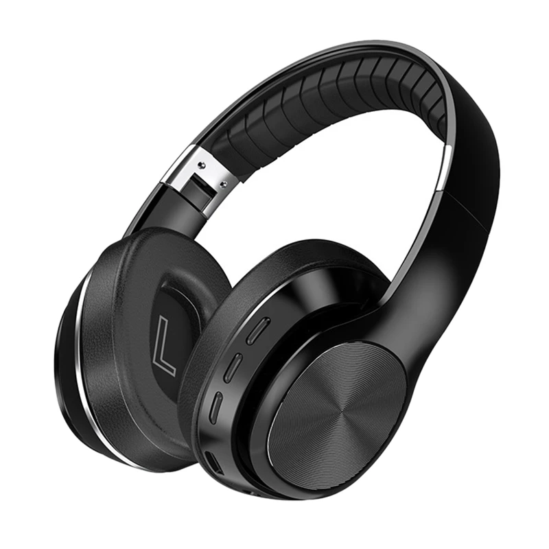 Bluetooth Headphones with Deep Bass Wireless Foldable Headphones Comfortable Earpads 12 Hours Playtime for Travel Work