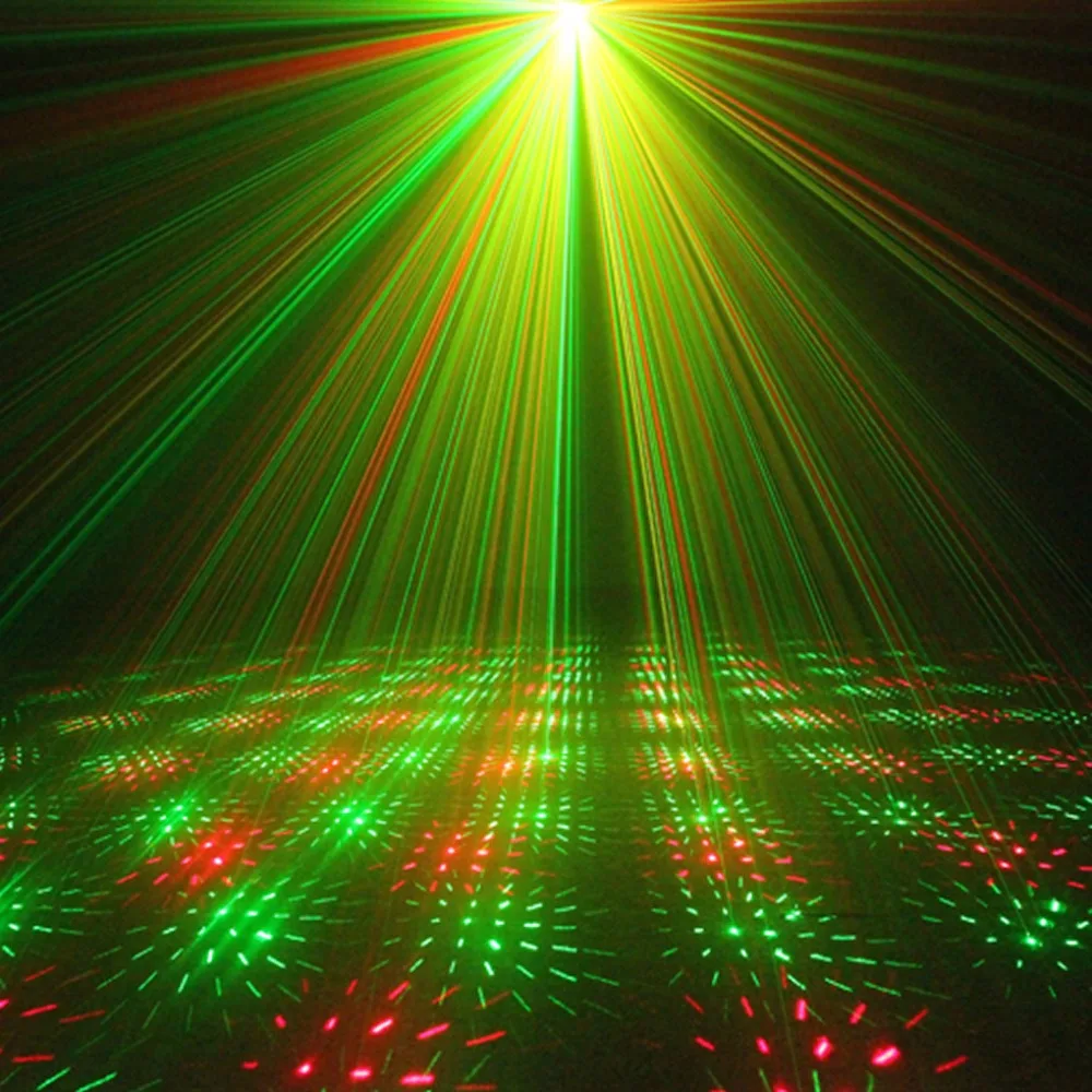 Мини красный зеленый лазерный луч музыкальная лампа звездного неба Luz светильник