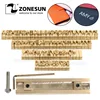 ZONESUN Custom Logo Brass leather stamp Letter Set Mold Hot Foil Copper Alphabet Carving Tools Customized DIY Character Mold ► Photo 1/6