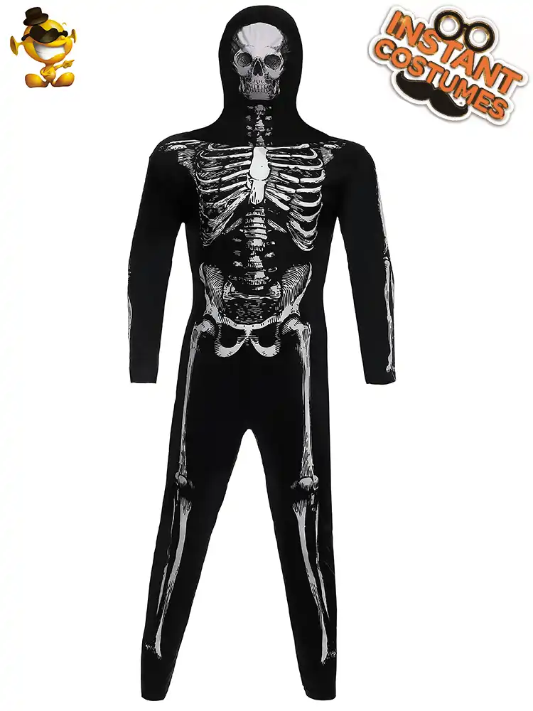 mens skeleton jumpsuit