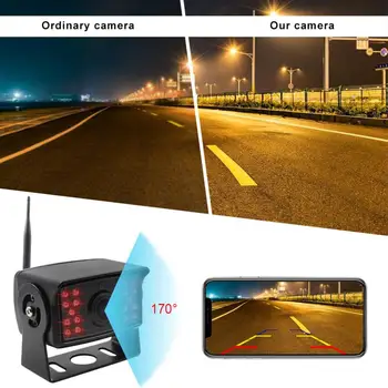 

Wifi Wireless Car Camera Bus Waterproof Night Vision Truck Wireless Reversing Camera Pactical Bus Camera