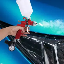 Распылительная краска 600 мл HVLP Воздушный Автомобильный Окрасочный пистолет грунтовка для автомобилей ремонт краски опрыскиватель с воздушный клапан давления электроинструмент аксессуары