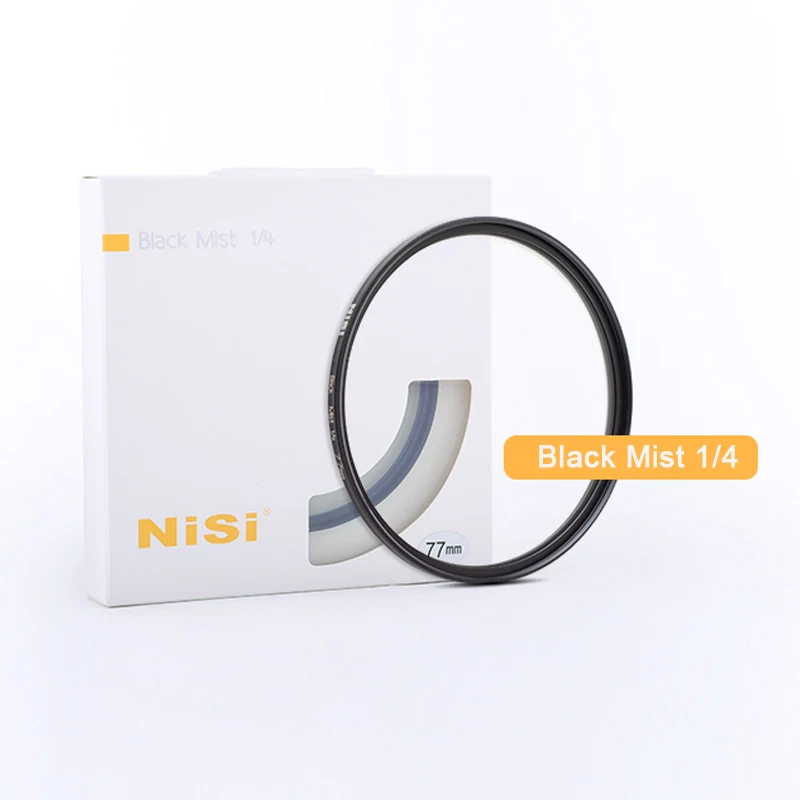 

Nisi MC Black Mist Lens Filter 1/4 1/2 1/8 67mm 72mm 77mm 82mm for Camera Video Capture Portrait Hazy filter