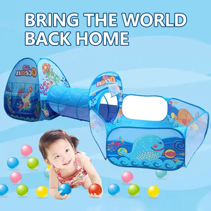 baby tunnel and ball pit