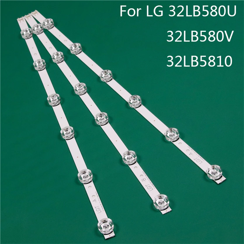 LED TV Illumination Part Replacement For LG 32LB580U-ZB 32LB580V-ZM  32LB5810-JC LED Bar Backlight Strip Line Ruler DRT3.0 32 A B