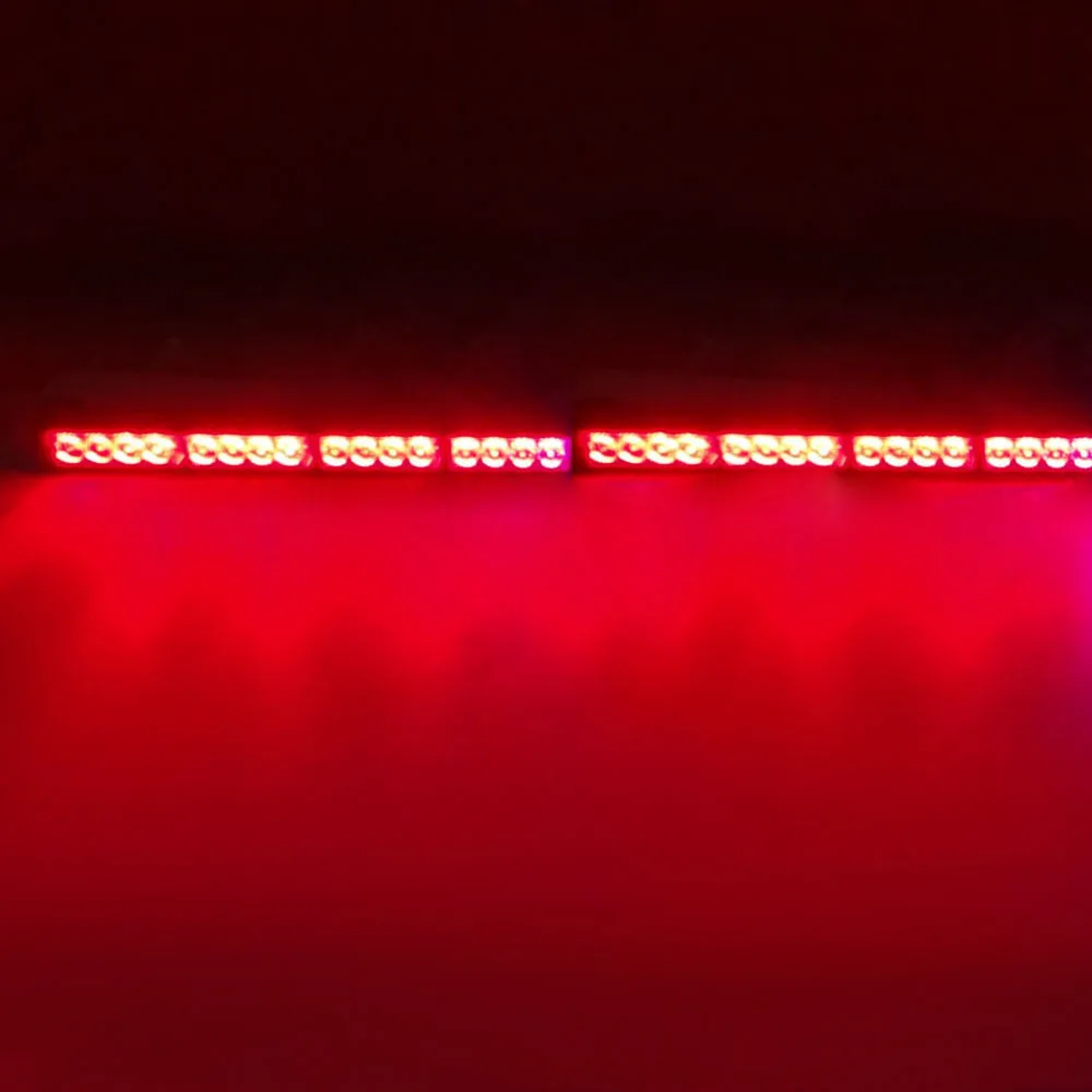 red Hehemm 32 светодиодный вспышка стробоскоп Предупреждение свет для Полиция чрезвычайных предупреждение об опасности света DC 12 V - Испускаемый цвет: red